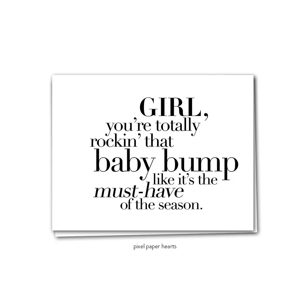 Card - Baby Bump 1