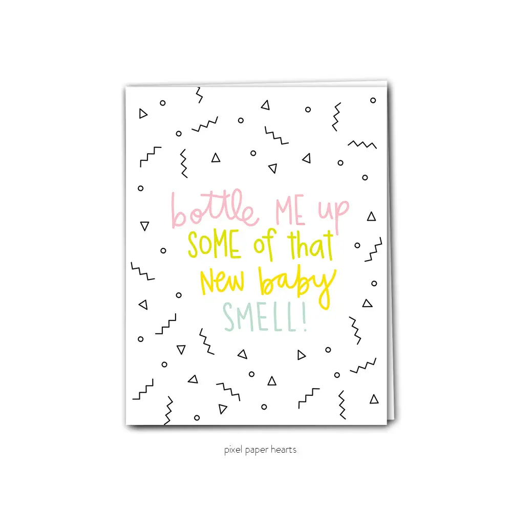 Card - New Baby Smell 1