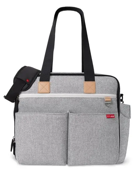 Duo Weekender Diaper Bag - Grey Melange 1