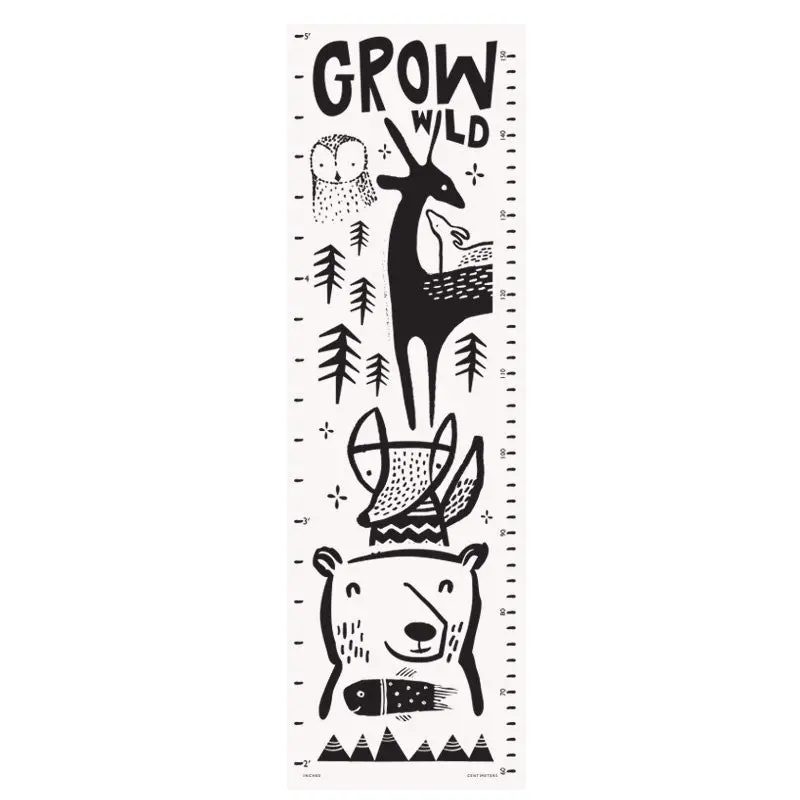 Canvas Growth Chart - Woodland 1