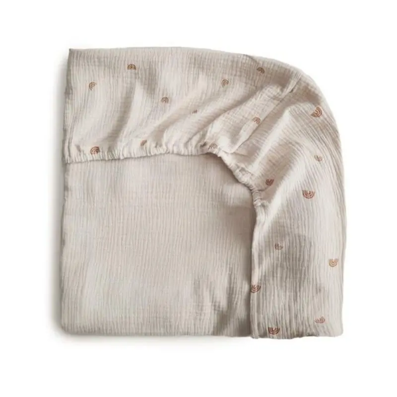 Extra Soft Muslin Crib Sheet 1