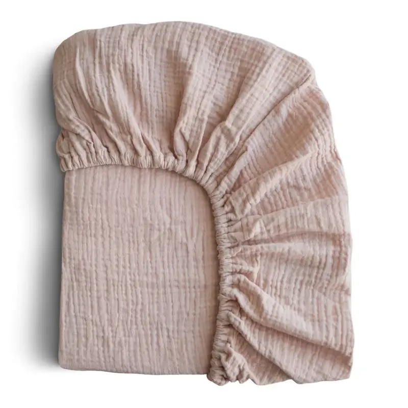 Mini Muslin Crib Sheet 1
