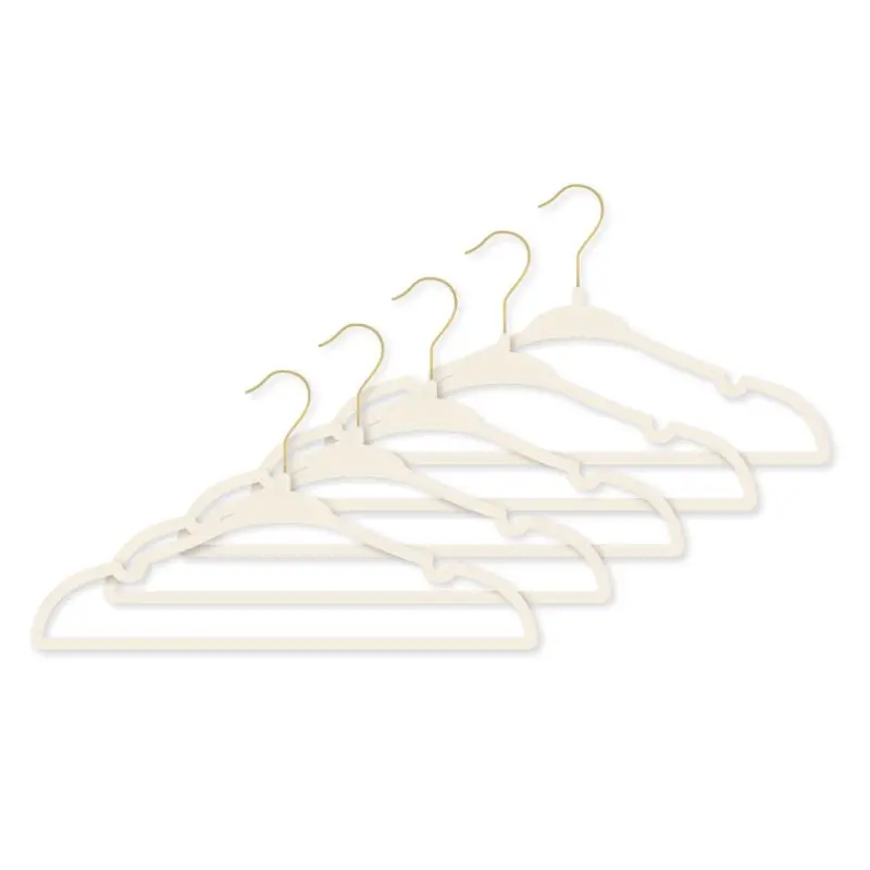 Hangers With Gold Hook - 10 Pack 4