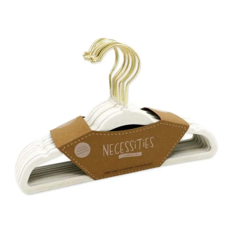 Hangers With Gold Hook - 10 Pack 3