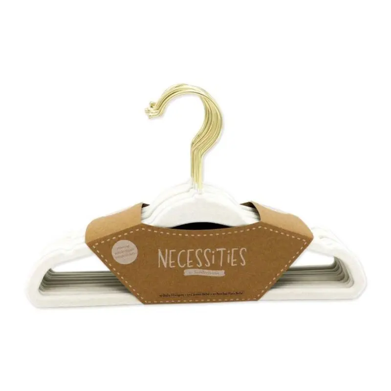 Hangers With Gold Hook - 10 Pack 2