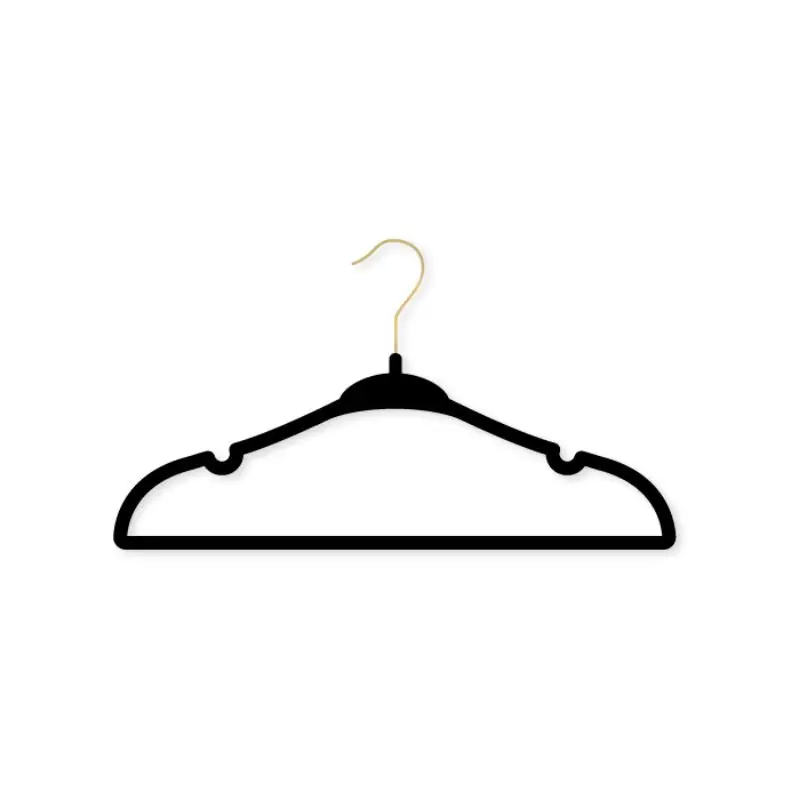 Hangers With Gold Hook - 10 Pack 4