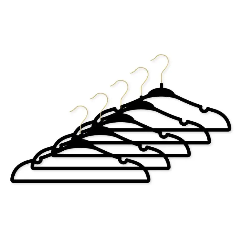 Hangers With Gold Hook - 10 Pack 1