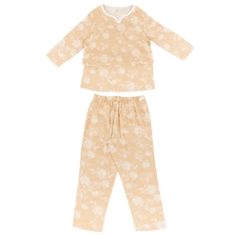 Women's Bamboo 3/4 Sleeve Nursing Pj Set 1