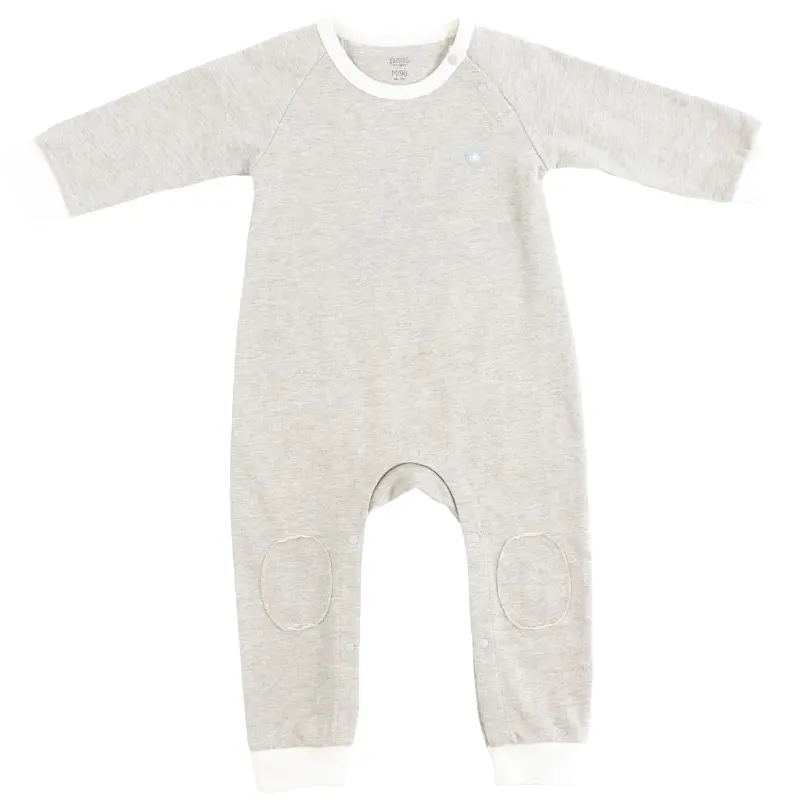 Soft French Terry Long-Sleeve Romper for Babies