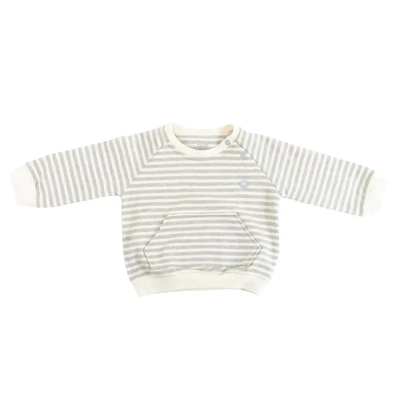 French Terry Long Sleeve Crew Neck Shirt 1