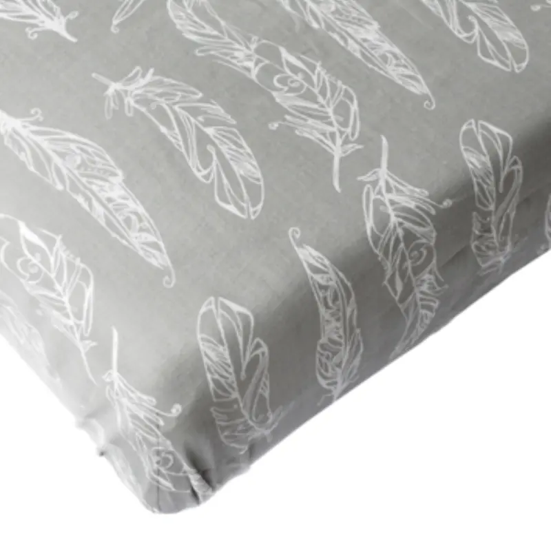 Fitted Bamboo Crib Sheet 1