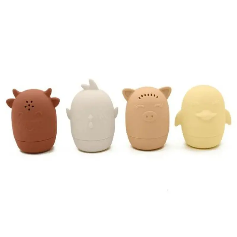Silicone Farm Bath Toys 1