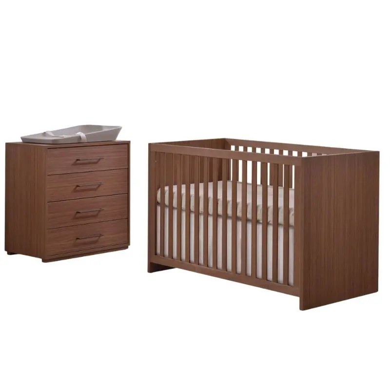 Contempo Crib With 4 Drawer Dresser 2