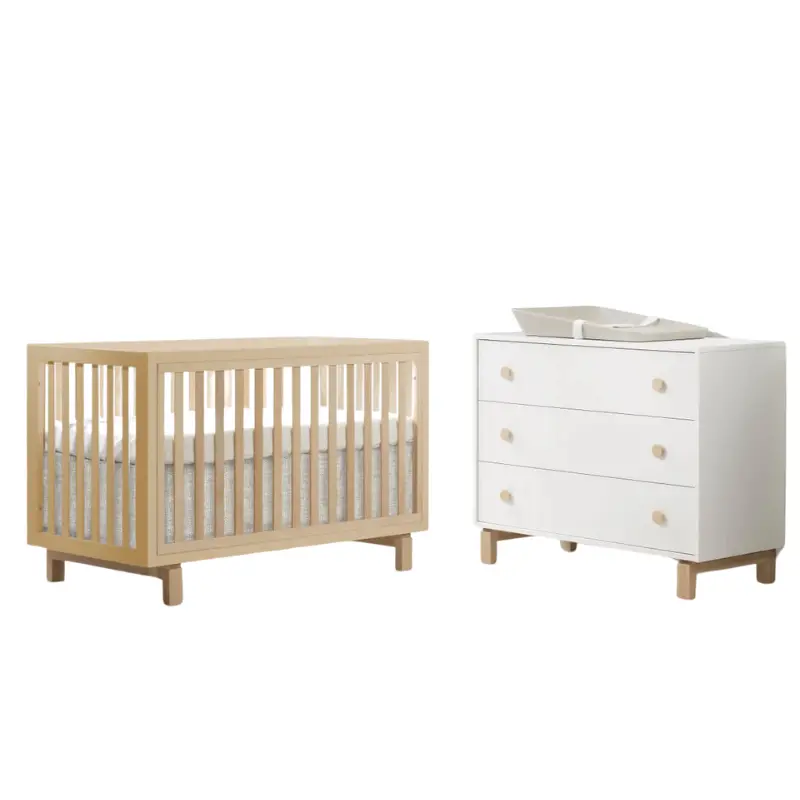 Bjorn Convertible Crib And 3-Drawer Dresser Combo 2