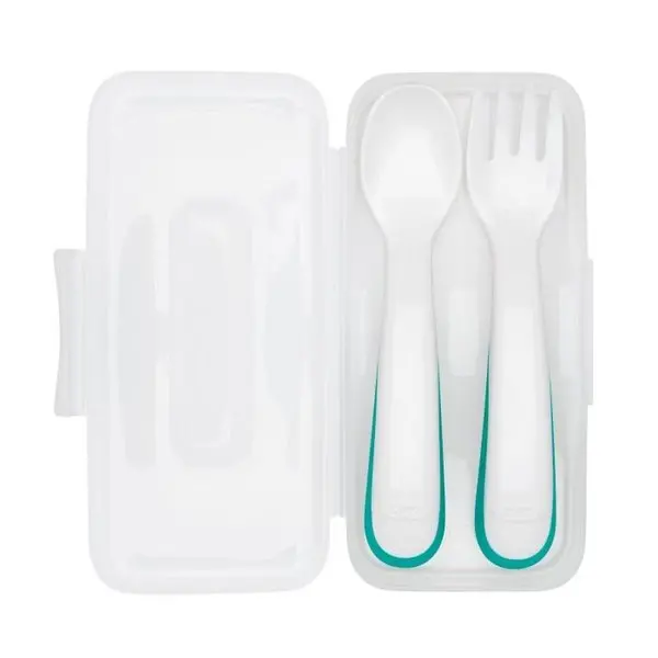 On The Go Plastic Fork & Spoon 1