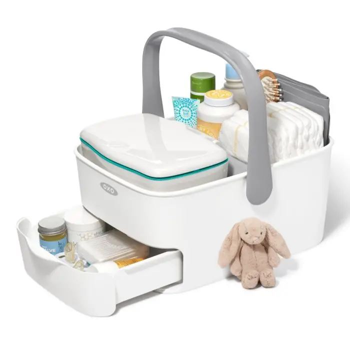 Diaper Caddy With Change Mat 1