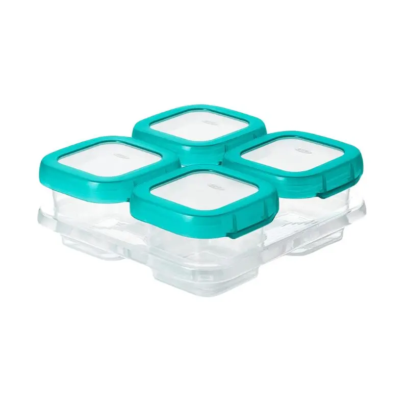 Baby Blocks Freezer Storage Containers - 4 Oz 1