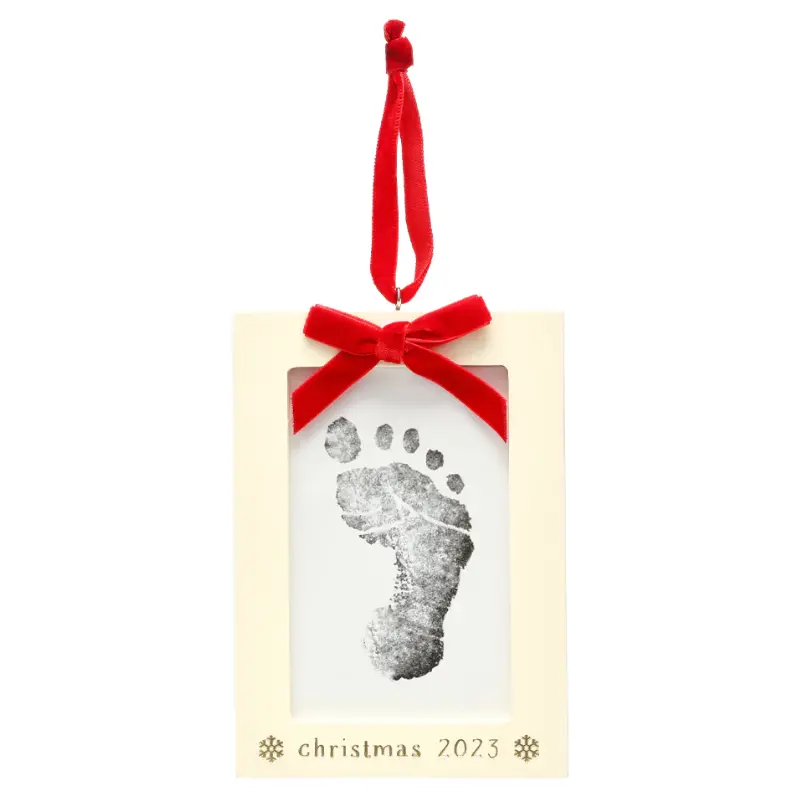 Baby's Prints 2023 Holiday Ornament 1