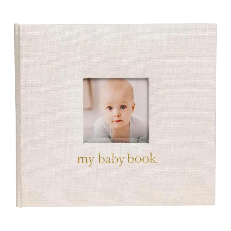 Linen Baby Memory Book 1