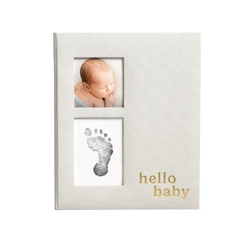 Hello Baby Linen Baby Book 1
