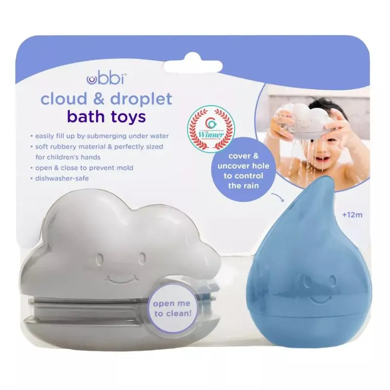 Cloud And Droplet Bath Squeeze Toys 1