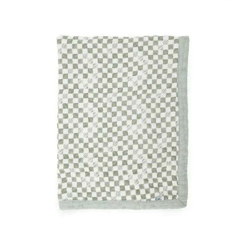 Organic Cotton Muslin Baby Quilt 7