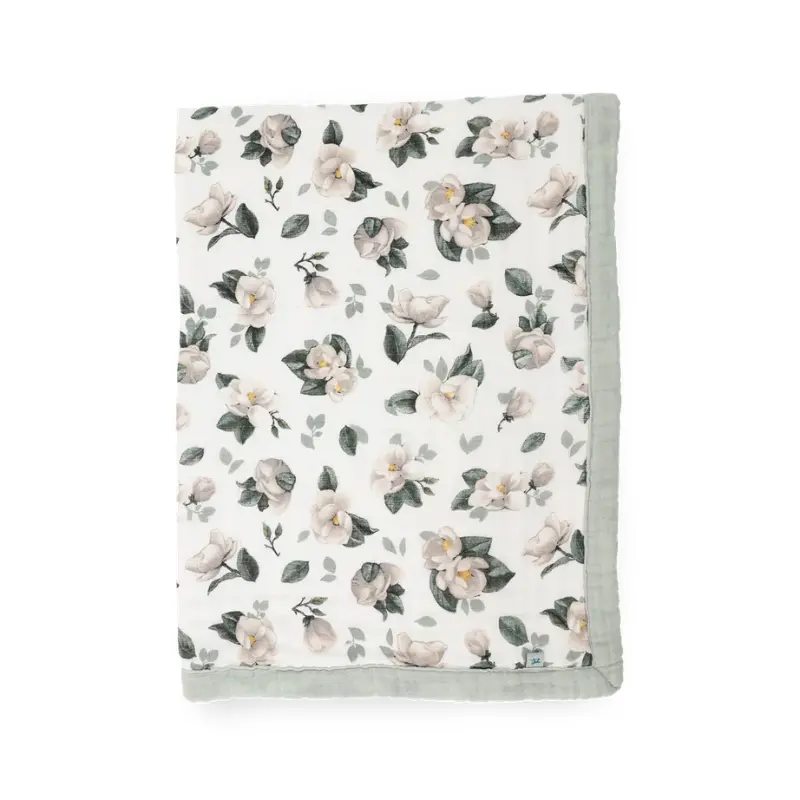 Organic Cotton Muslin Baby Quilt 9