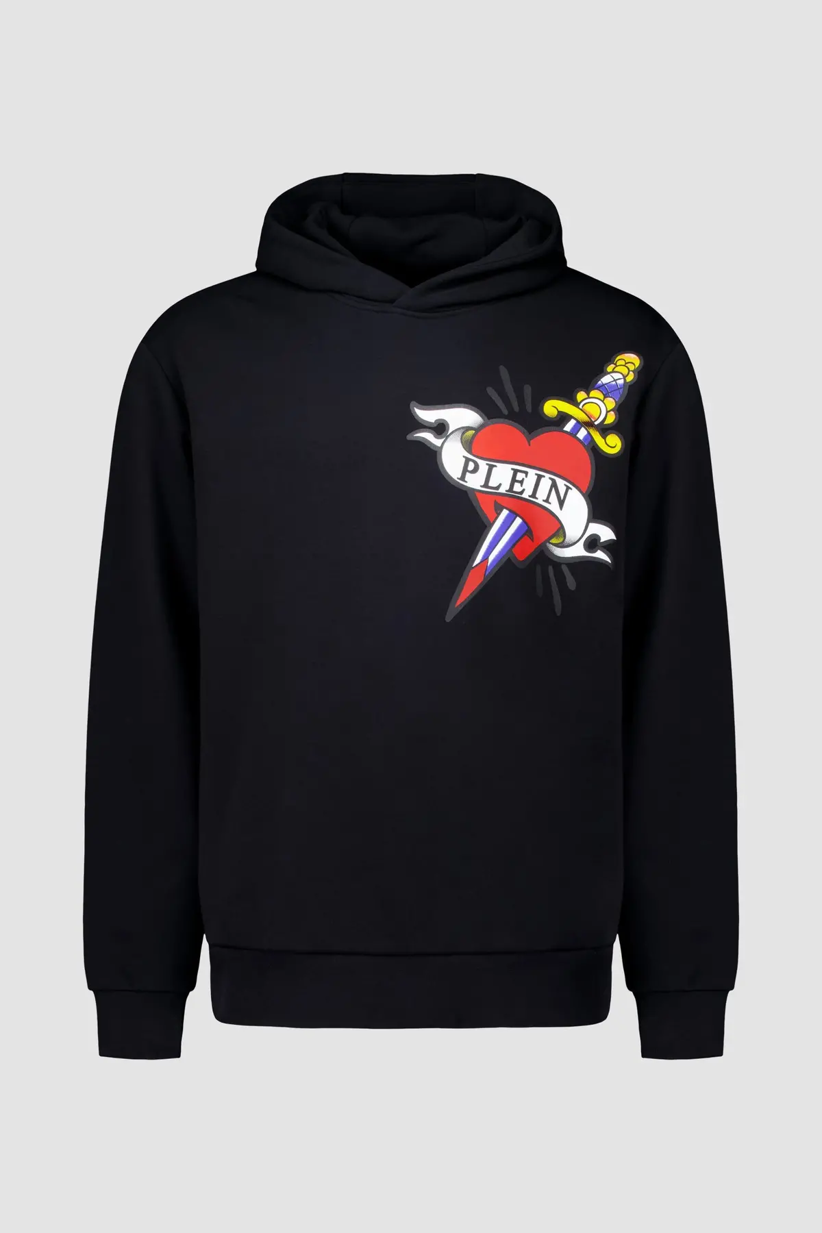 Philipp Plein Black Love Hoodie 1