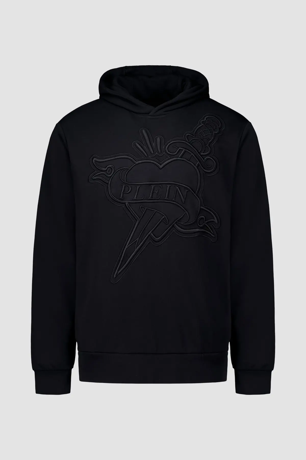 Philipp Plein Black Love Hoodie 1