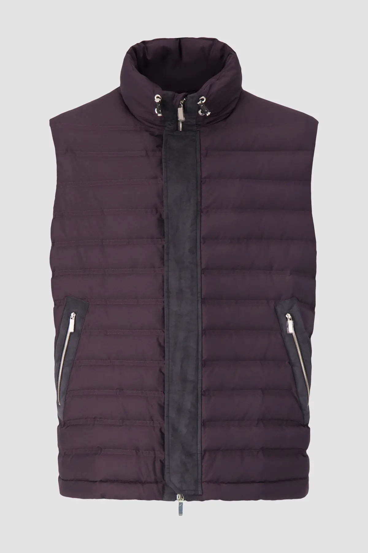 Zilli Purple Down Vest Jacket 1