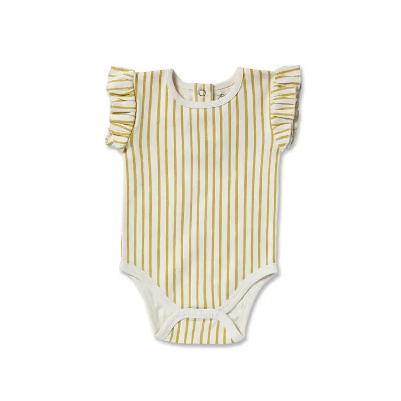 Stripes Away Short Sleeve One-Piece 1
