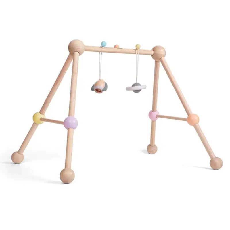 Wooden Play Gym - Pastel 1