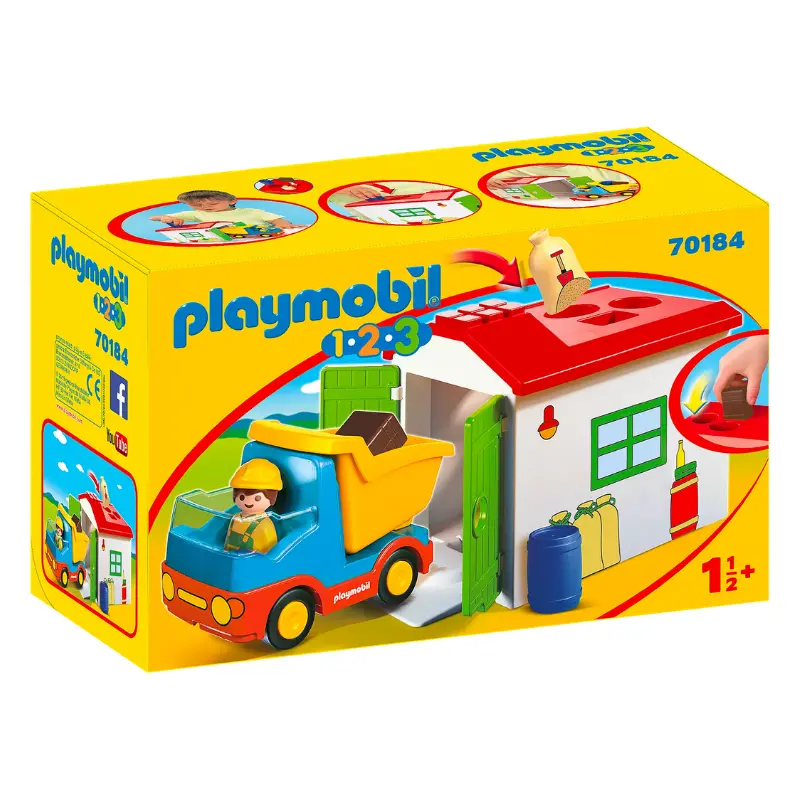 Dump Truck With Garage 2
