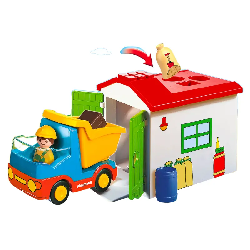 Dump Truck With Garage 1