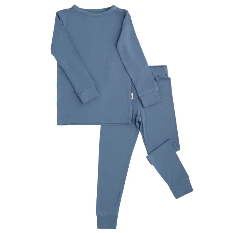 2 Piece Long Sleeve Bamboo Set - Solids (Overstock) 4