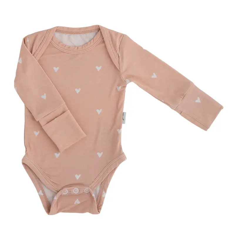 Soft Bamboo Long Sleeve Bodysuit with Playful Prints - Image 12
