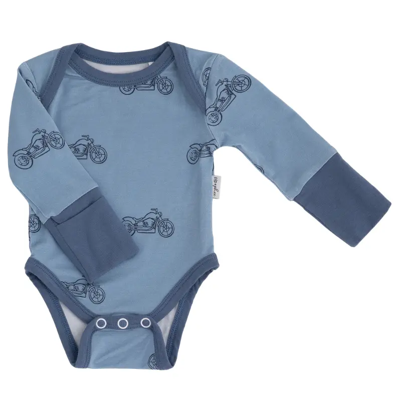 Long Sleeve Bamboo Bodysuit - Prints 1