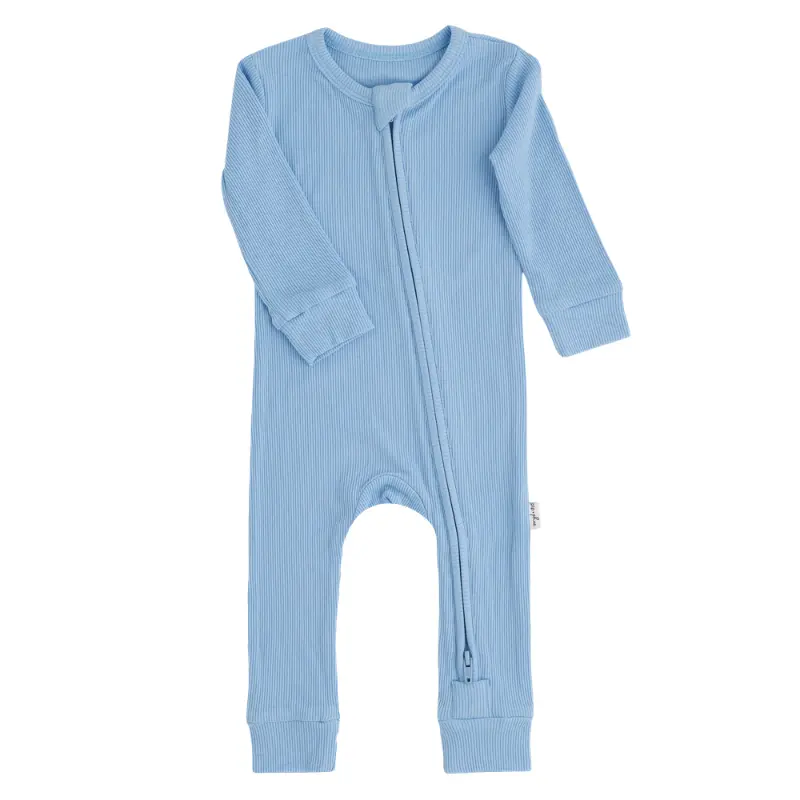 Ribbed Bamboo Footless Sleepers 1