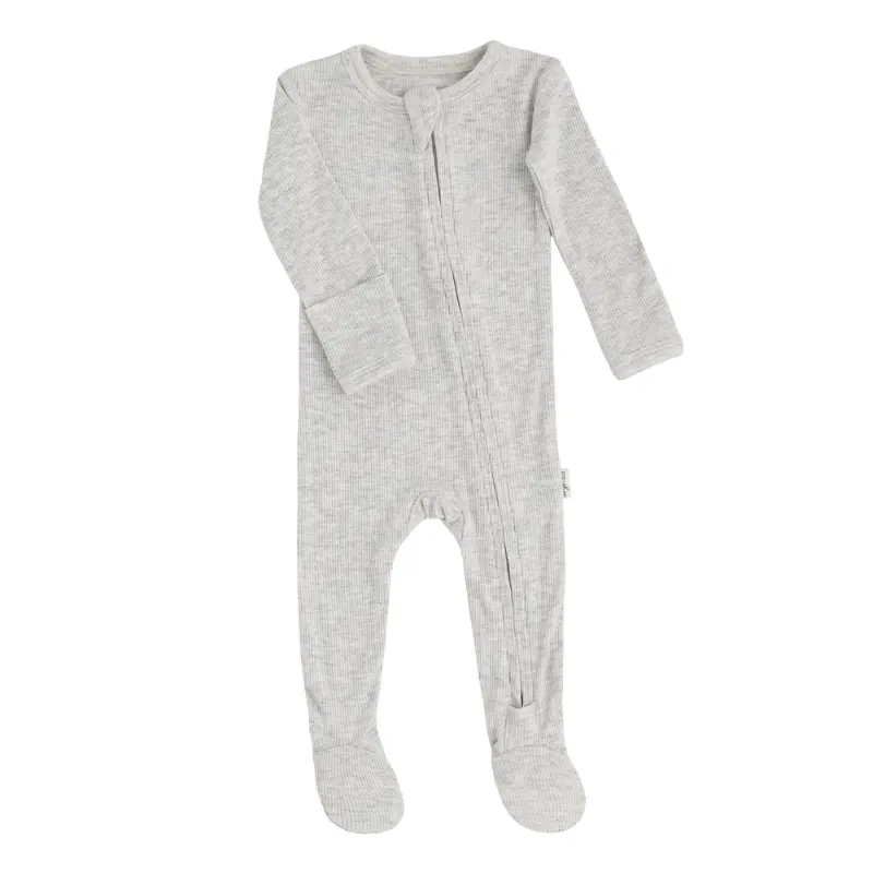 Soft Organic Cotton Ribbed Footed Sleepers - Image 8