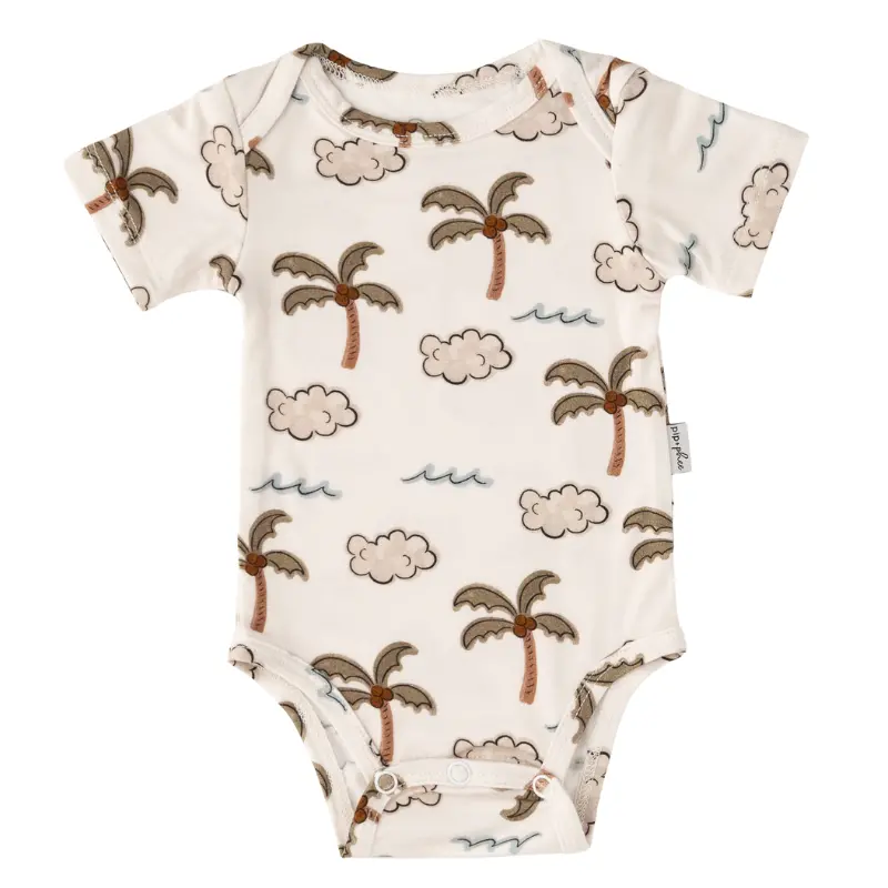 Bamboo Short Sleeve Bodysuits - Solids (Overstock) 21