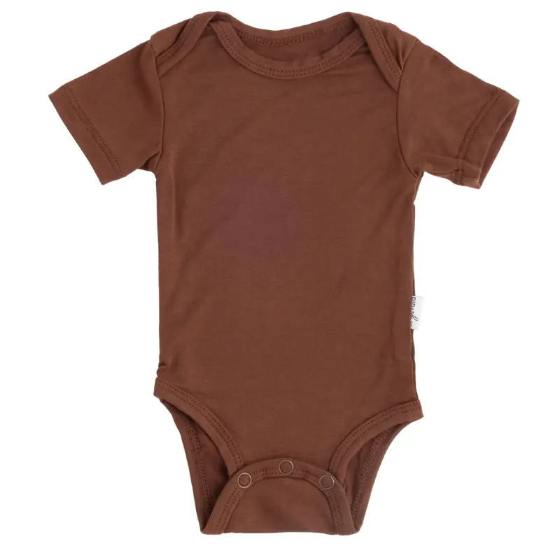 Bamboo Short Sleeve Bodysuits - Solids (Overstock) 18