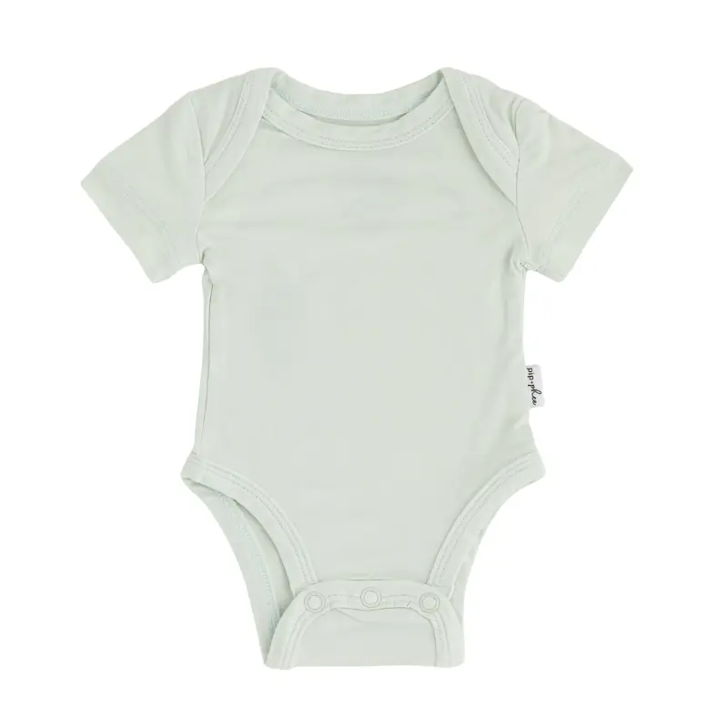 Bamboo Short Sleeve Bodysuits - Solids (Overstock) 2