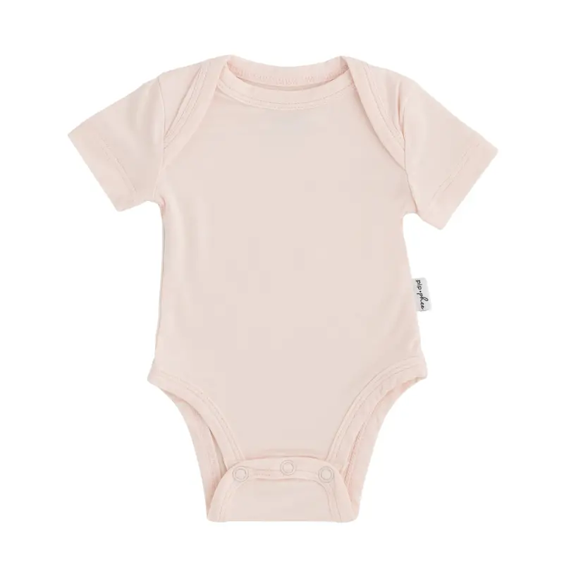 Bamboo Short Sleeve Bodysuits - Solids (Overstock) 21