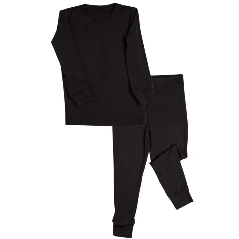 2 Piece Long Sleeve Bamboo Set - Solids (Overstock) 14
