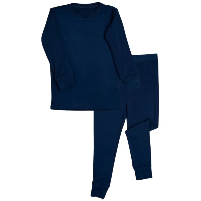 2 Piece Long Sleeve Bamboo Set - Solids (Overstock) 9