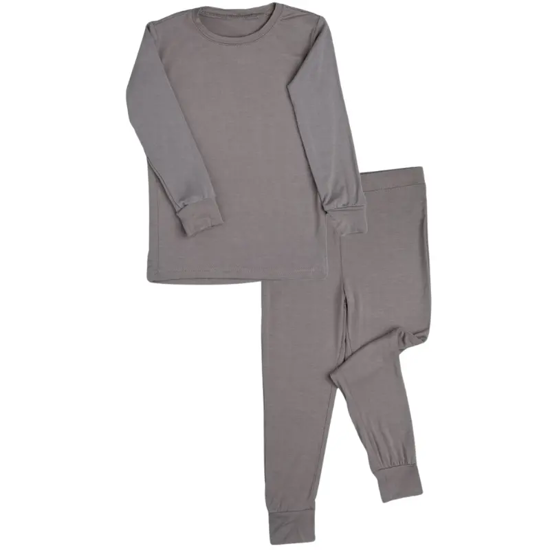 2 Piece Long Sleeve Bamboo Set - Solids (Overstock) 13