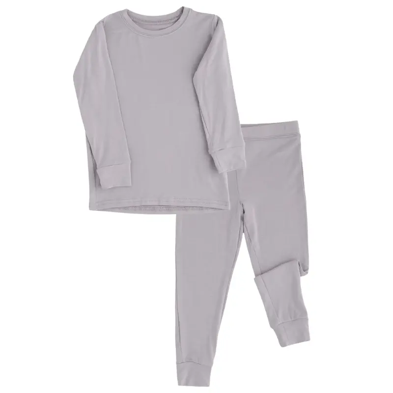 2 Piece Long Sleeve Bamboo Set - Solids (Overstock) 10