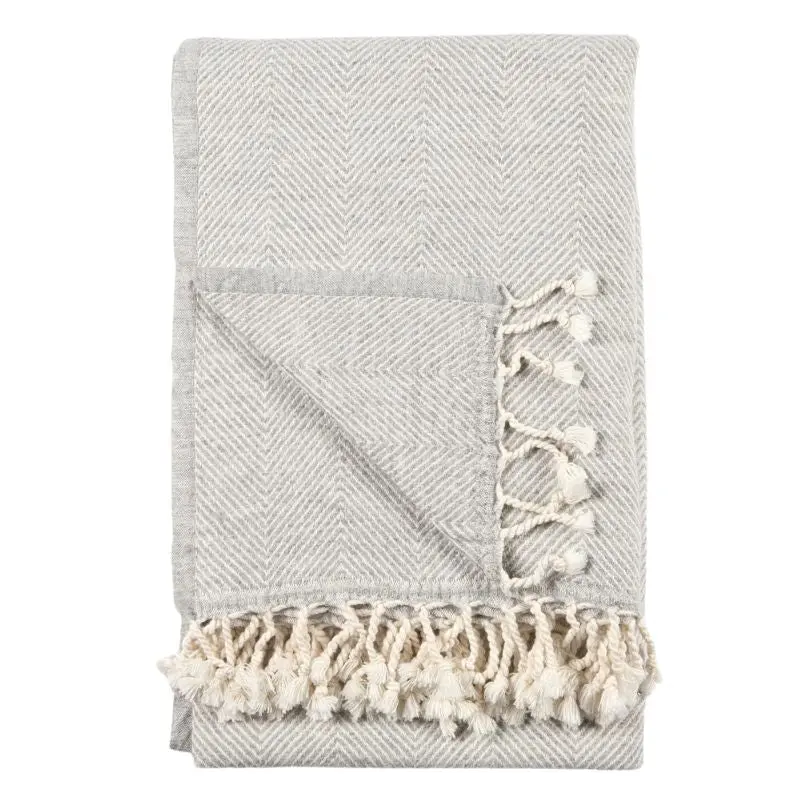 Sophia Lambswool Throw Blanket 1