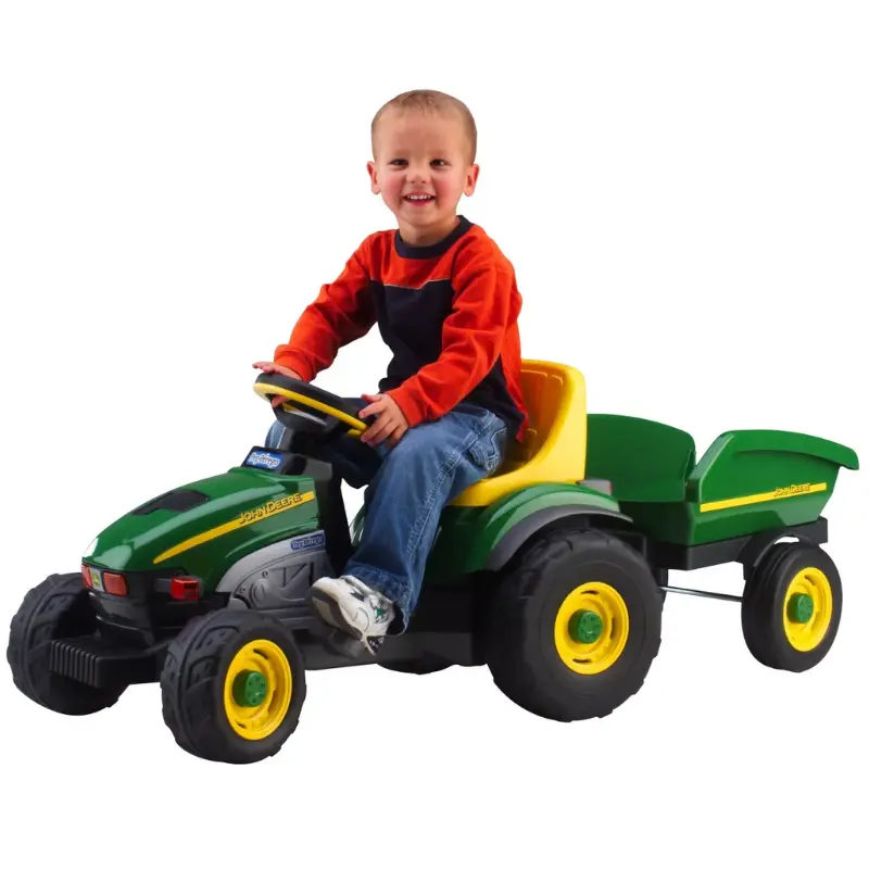 Farm Tractor With Trailer 1