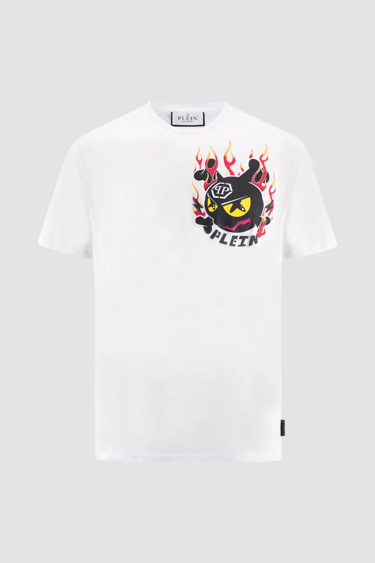 Philipp Plein White Round Neck Ss T-Shirt 1